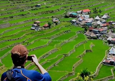 trek to a local mountain village