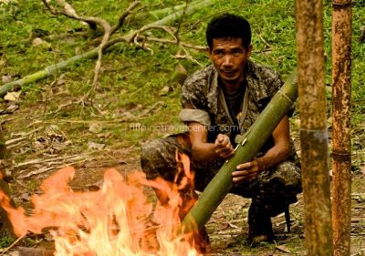 Jest Camp Subic survival skills demonstration