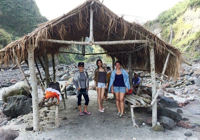Mt Pinatubo local shed made by indigenous people