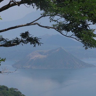 Tagaytay Ridge view of Taal volcano