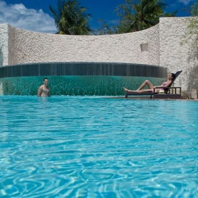 Allegro pool Maribago Blue water Cebu island Philippines