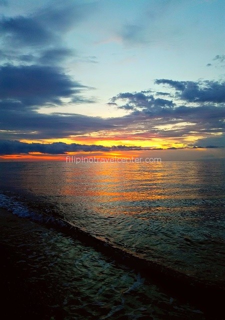 fantastic sunset in Camiguin island