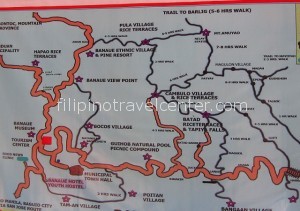 Banaue Map drawing