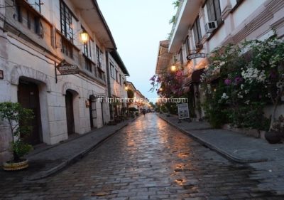 vigan heritage village around 6 in the morning