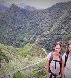 Banaue mountains trekking to reach peak