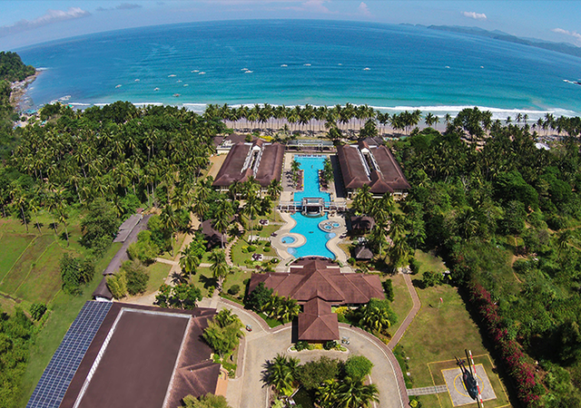 Sheridan Beach Resort Palawan Aerial view