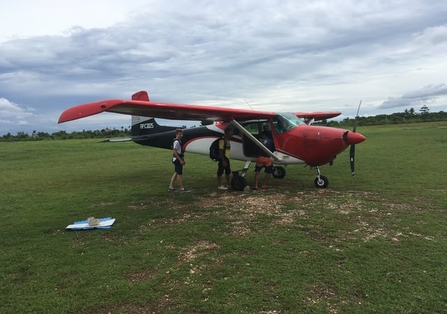 BAntayan Island Airplane Boarding