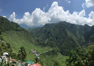 Bangaan Hills view of Batad Tribe Village