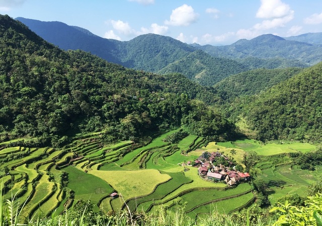 Bangaan Hills view of Batad Tribe Village