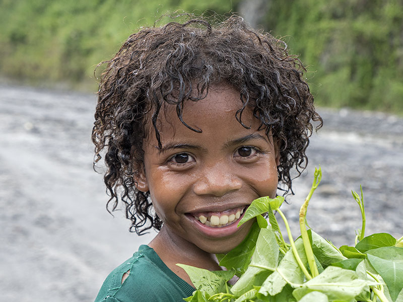 young Aeta Girl Philippines